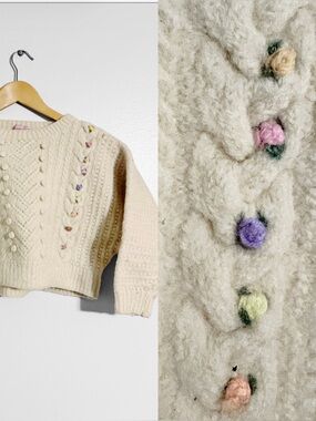 Smith's Bermuda Rare Vintage Wool Cottagecore Wool Sweater